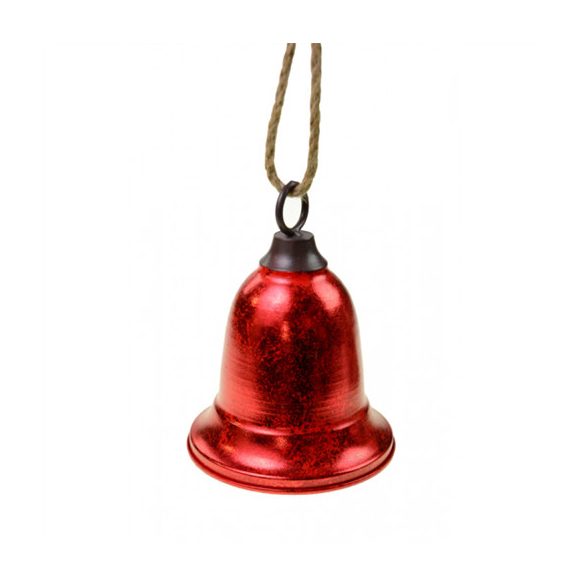 Kolomp fém 15x20cm - Piros