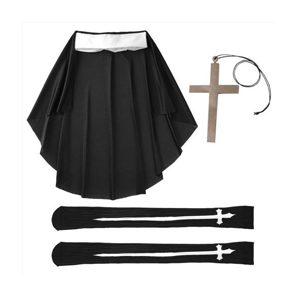 Apáca jelmez /szett