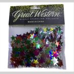 Konfetti csillag metál vegyes szín