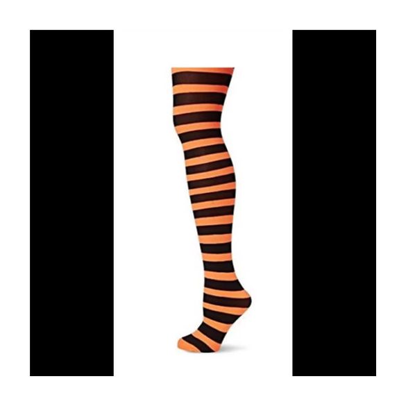 Halloween felnőtt harisnya ( narancs, lila )