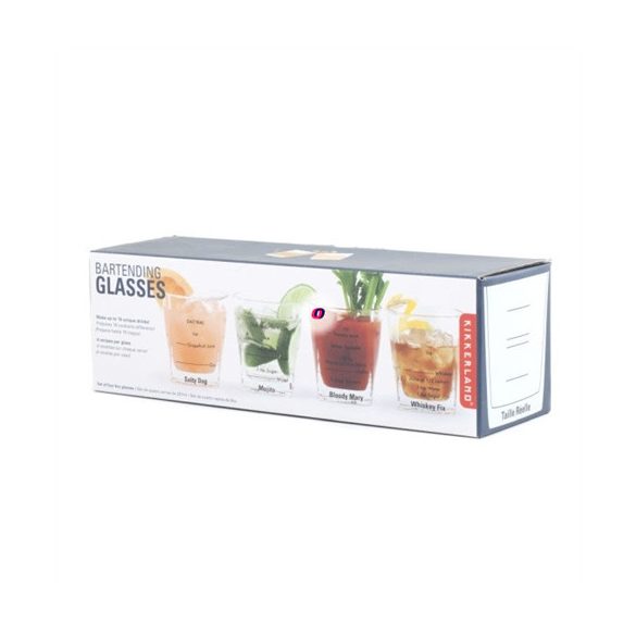 Koktélospohár szett, alacsony 237ml