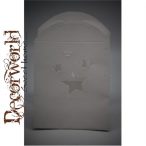   Papír mécsestartó mécsessel tűzálló papír 12x14x10cm - S/4