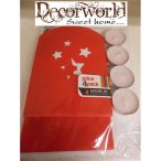   Papír mécsestartó mécsessel tűzálló papír 12x14x10cm - S/4