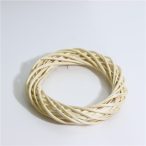 Vessző koszorú 25 cm - Natúr