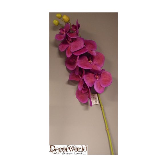 Orchidea gumi 75cm fehér/pink/v.lila/s.lila/zöld