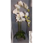   Orchidea 3 szálas gumi fehér/ciklámen 90-95cm akciós több színben!