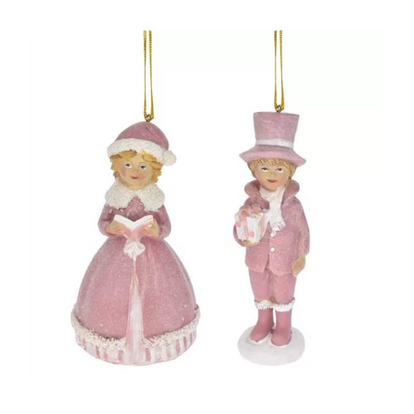 Gyerek könyvvel, ajándékkal poly 4x3x14cm - Rózsaszní 2féle