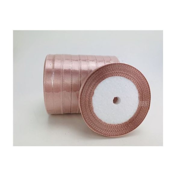 Szatén szalag 1cm x 22m - Oldpink