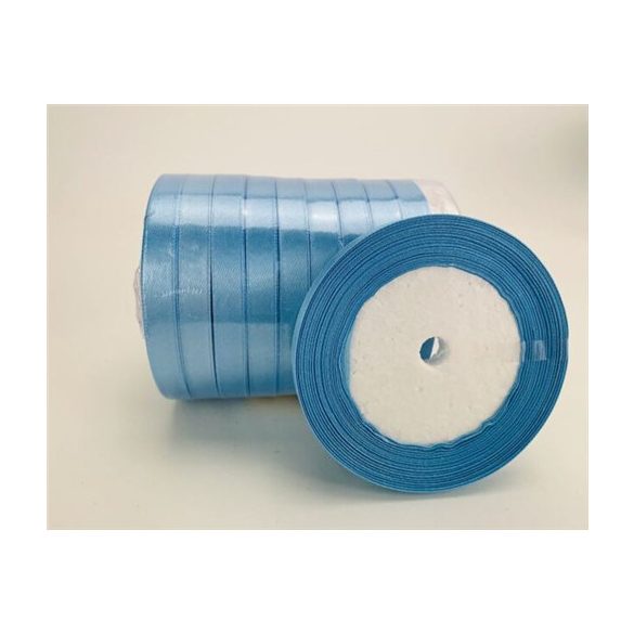 Szatén szalag 1cm x 22m - Világoskék