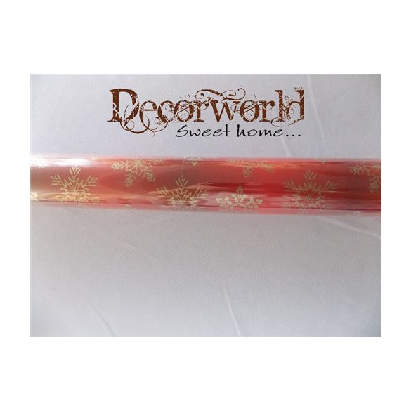 Csomagoló fólia 1x25m piros