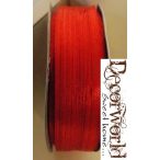 Szatén szalag piros 3mmx50m