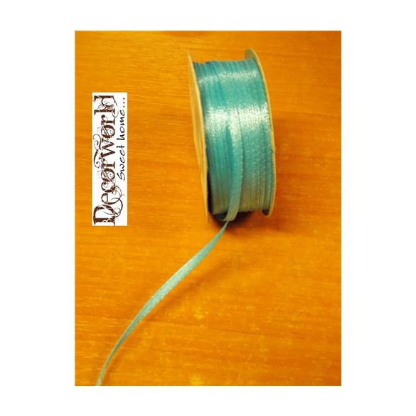 Szatén szalag babakék 3mmx50m