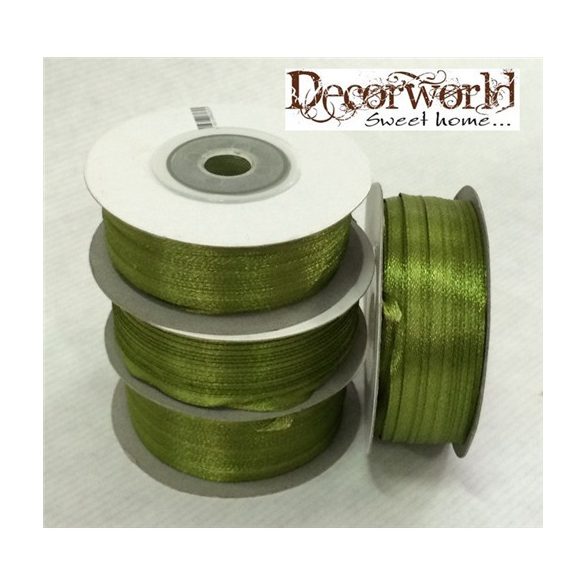 Szatén szalag zöld 3mmx50m