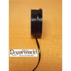 Szatén szalag fekete 3mmx50m