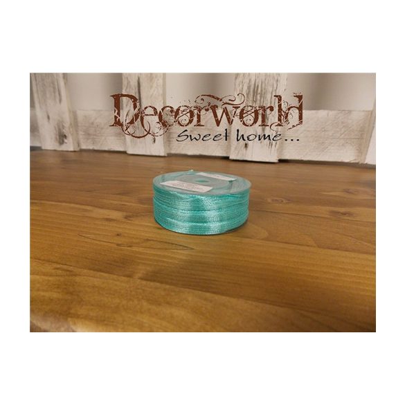 Szatén szalag türkiz 3mmx50m