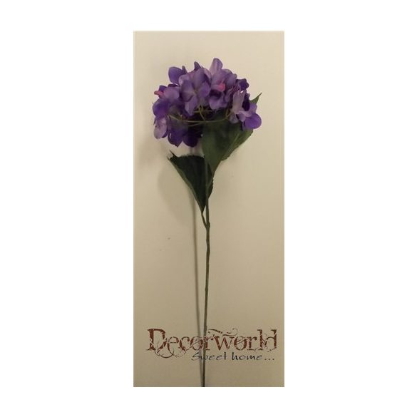 Hortenzia szál 70cm - Sötét lila