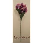 Hortenzia szál 70cm világos lila