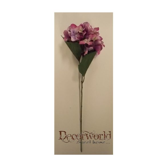 Hortenzia szál 70cm világos lila