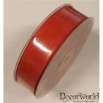 Len yuta szalag piros drótos 25mm/20m