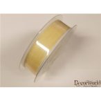 Len yuta szalag krém drótos 25mm/20m