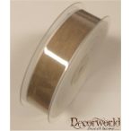 Len yuta szalag világosbarna drótos 25mm/20m