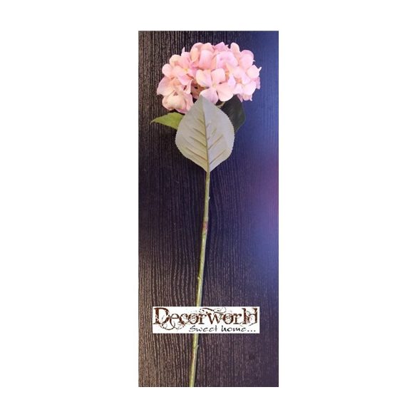 Hortenzia szál 67cm rózsaszín