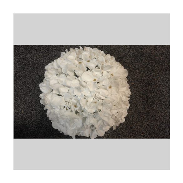 Hortenzia gömb 15 cm - Fehér
