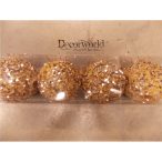 Karácsonyfadísz Gömb Pezsgő S/4db