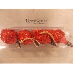 Karácsonyfadísz Ovál Piros S/4db