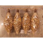 Karácsonyfadísz Hosszúkás Pezsgő S/4db