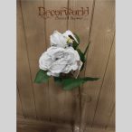 Rózsa szálas 5fej 45cm - Fehér