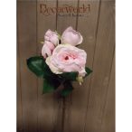 Rózsa szálas 5 fej Pink 45cm