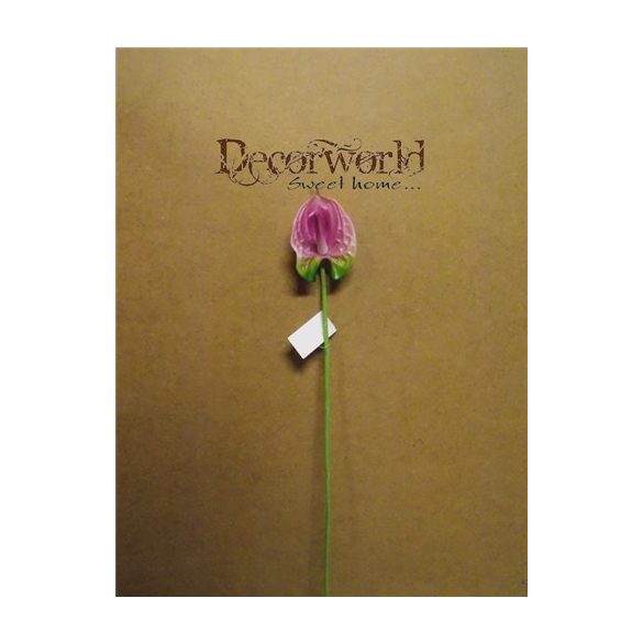 Flamingóvirág gumi 56 cm - Lila