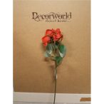 Rózsa ág x5 48cm - Piros