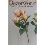 Rózsa ág x5 48cm - Barack