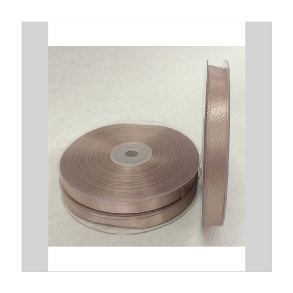 Szatén szalag két oldalas 6mm x 50m vanília