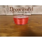 Szatén szalag korall 3mmx50m