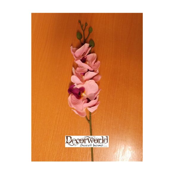 Gumi Orchidea szál rózsaszín/ciklámen 60cm