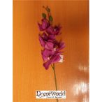 Gumi Orchidea szál 60cm - Ciklámen/lila