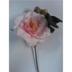 Rózsaszál bimbós 25cm Rózsaszín