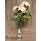 Muskátli csokor 35 cm - Fehér,krém.barack