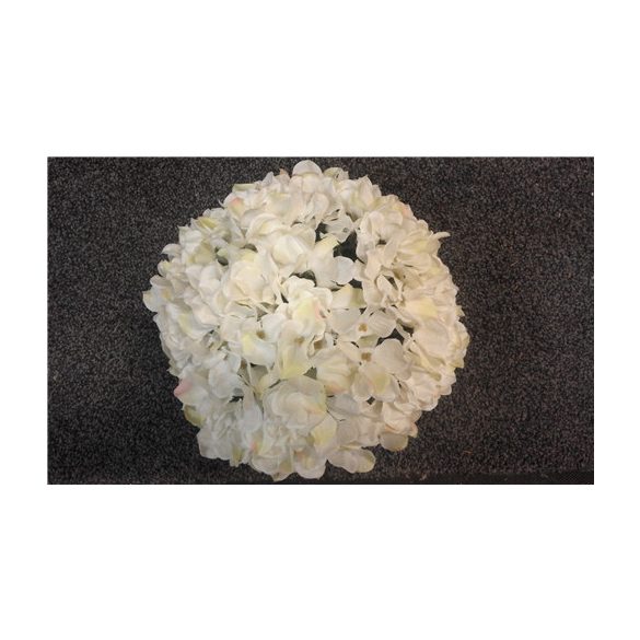 Hortenzia gömb 21cm bézs
