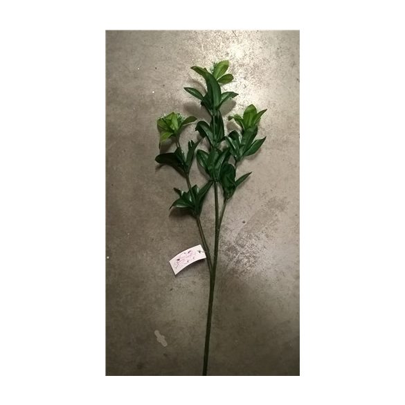 Zöld leveles bimbós ág 70cm
