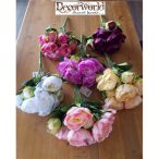 Rózsacsokor 9 szálas 45cm - Több színben