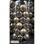 Kd. Gömb üveg krém 4cm S/36db