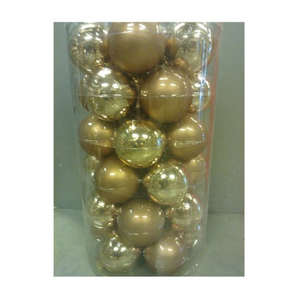 Kd. Gömb üveg barna 6cm S/36db