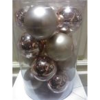 Kd. Gömb üveg pezsgő 8cm S/16db