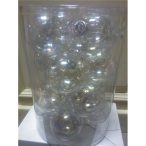 Kd. Gömb üveg irizáló 8cm S/16db