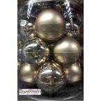 Kd. Gömb üveg krém 10cm S/12db