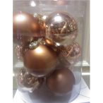 Kd. Gömb üveg barna 10cm S/12db